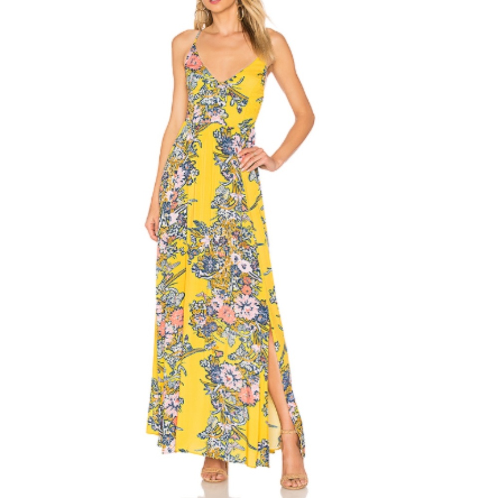 Free People Golden Through the Vine Maxi Dress